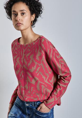 Two-Tone Jaquard Shirt Rosa 38