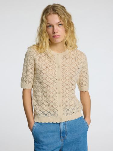 SLFSOFIA 2/4 KNIT CARDIGAN Grau XS