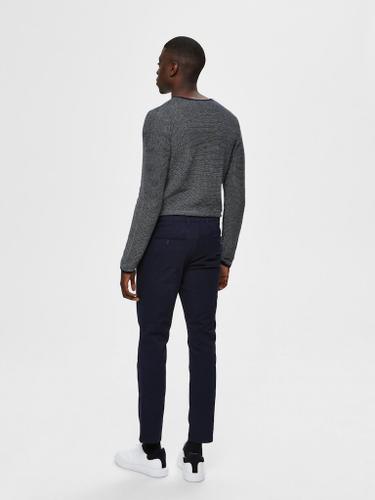 SLHSLIM-MILES FLEX CHINO PANTS W NOOS Blau 34/34