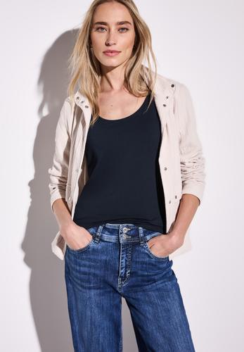Basic Top in Unifarbe 44 - Deep Blue