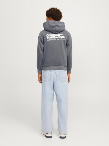 JORVERMONT WASH SWEAT HOOD JNR Grau 152