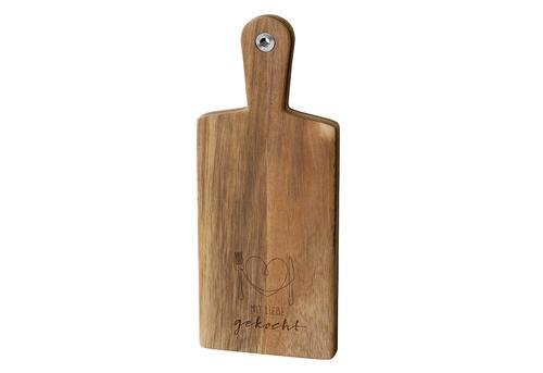 La Vida Holzbrett Akazie, - Mit Liebe gekocht