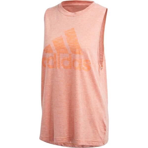 ADIDAS Damen Trainings-Tanktop "Must Haves Winners" S in Braun