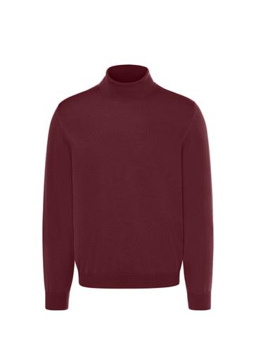 Pullover Rollkragen 1/1 Arm 60 Classic Fit - Weinrot