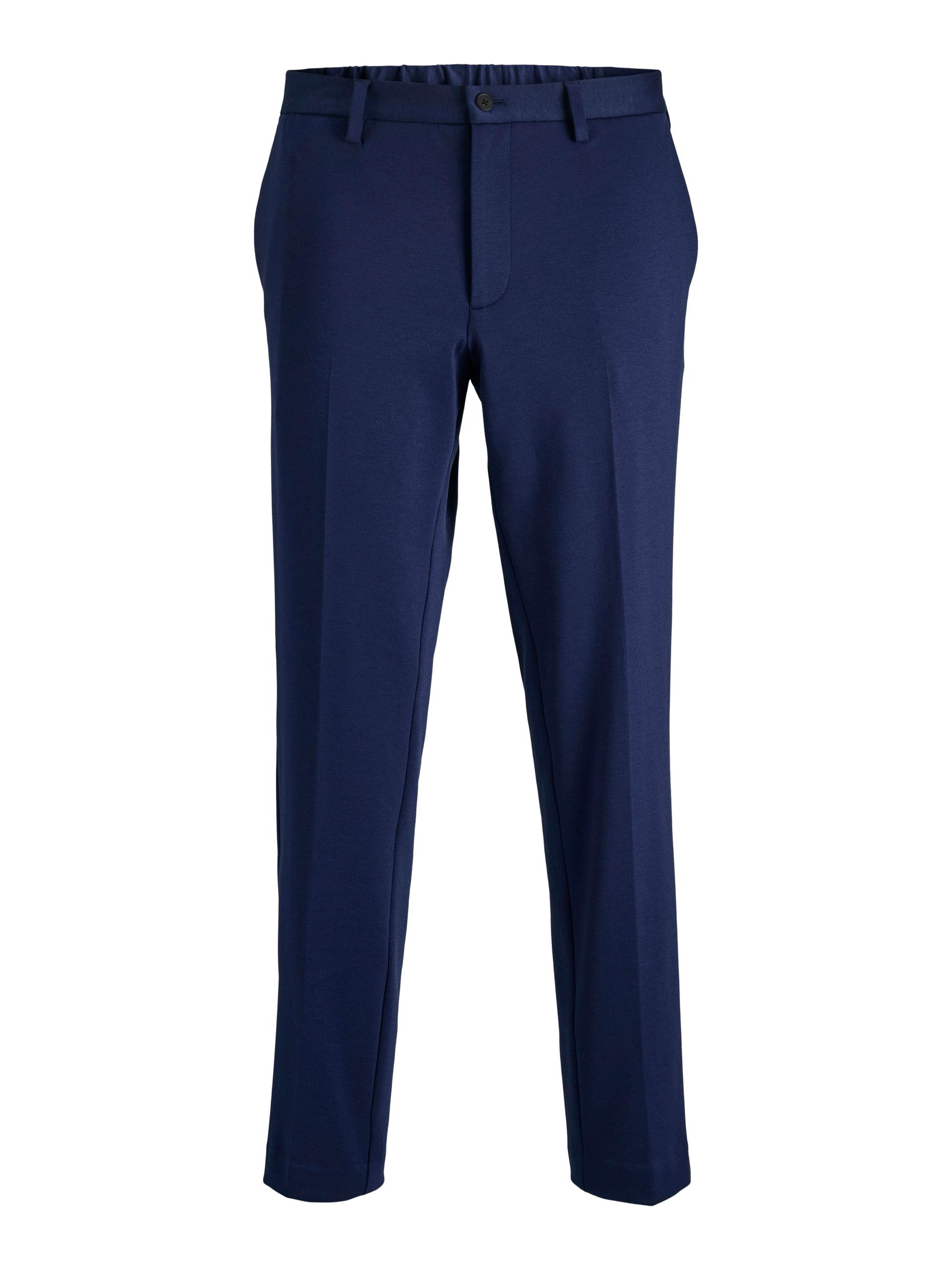 JJEJAXON JERSEY TROUSER NOOS JNR 152 Slim Fit - Medieval Blue