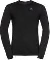 ODLO Herren Langarm Shirt BL TOP crew neck l/s MERINO 200 M in Weiß