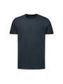 T-Shirt Crewneck Slub Blau S