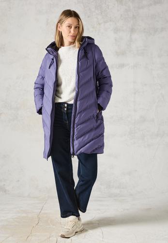Mantel mit Schweißnähten XXL - Stormy Violet