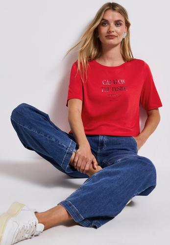 Softes Shirt mit Wording Rot 38
