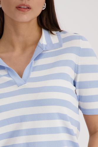 Polo-Pullover mit Streifen 36 - Sea Side Ringel