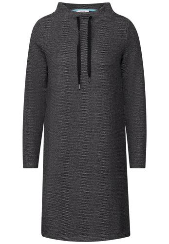 Bouclé-Kleid M - Black