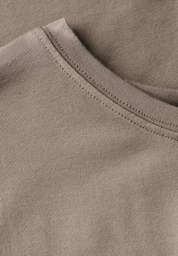 Shirt in Unifarbe Braun 36