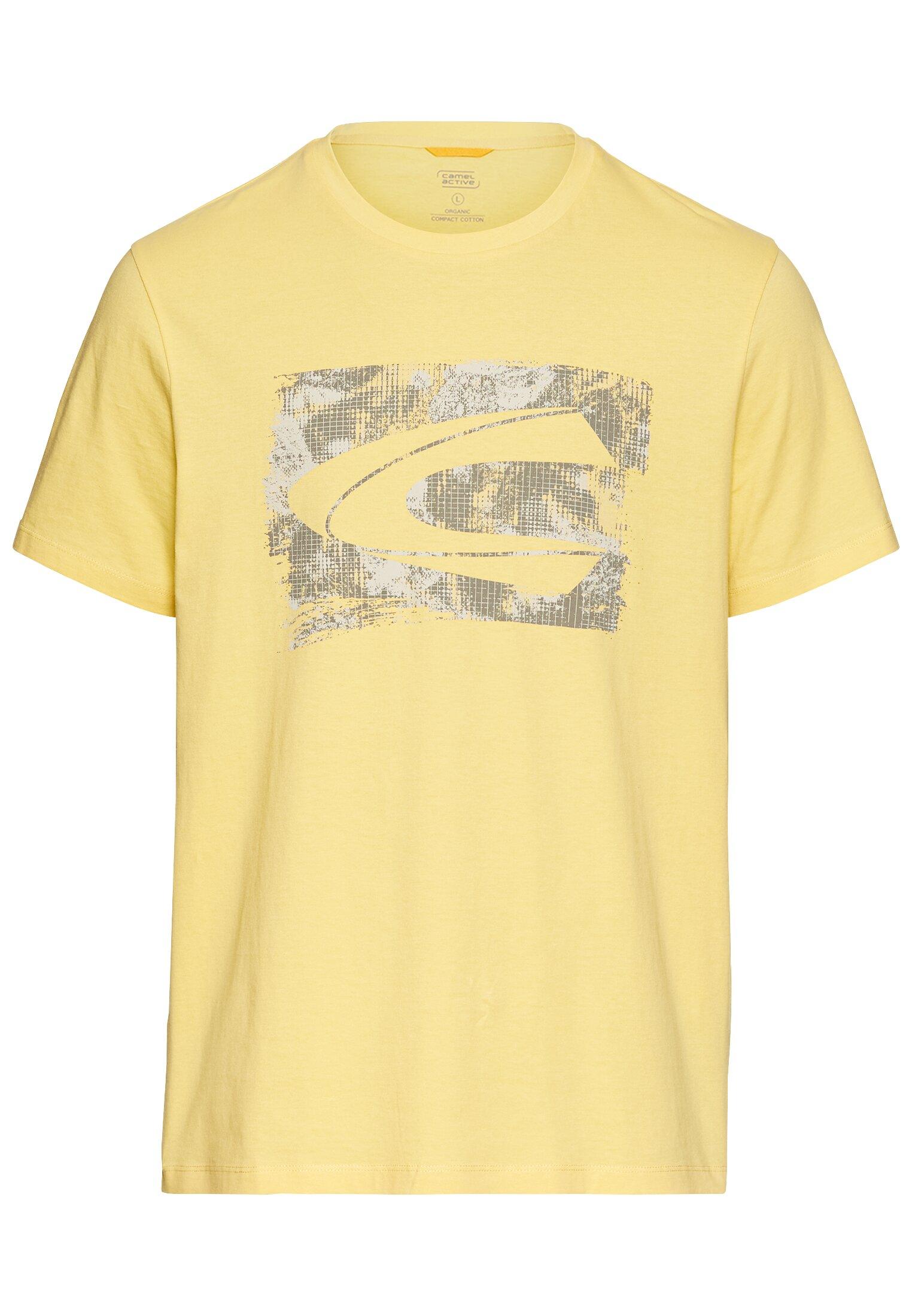 T-Shirt aus Organic Cotton Gelb XL