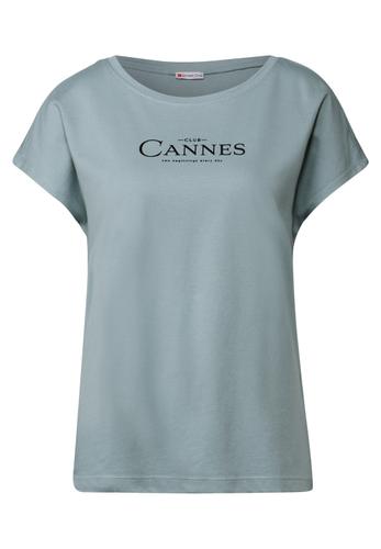Shirt mit Folien-Wording 36 - Arona Blue