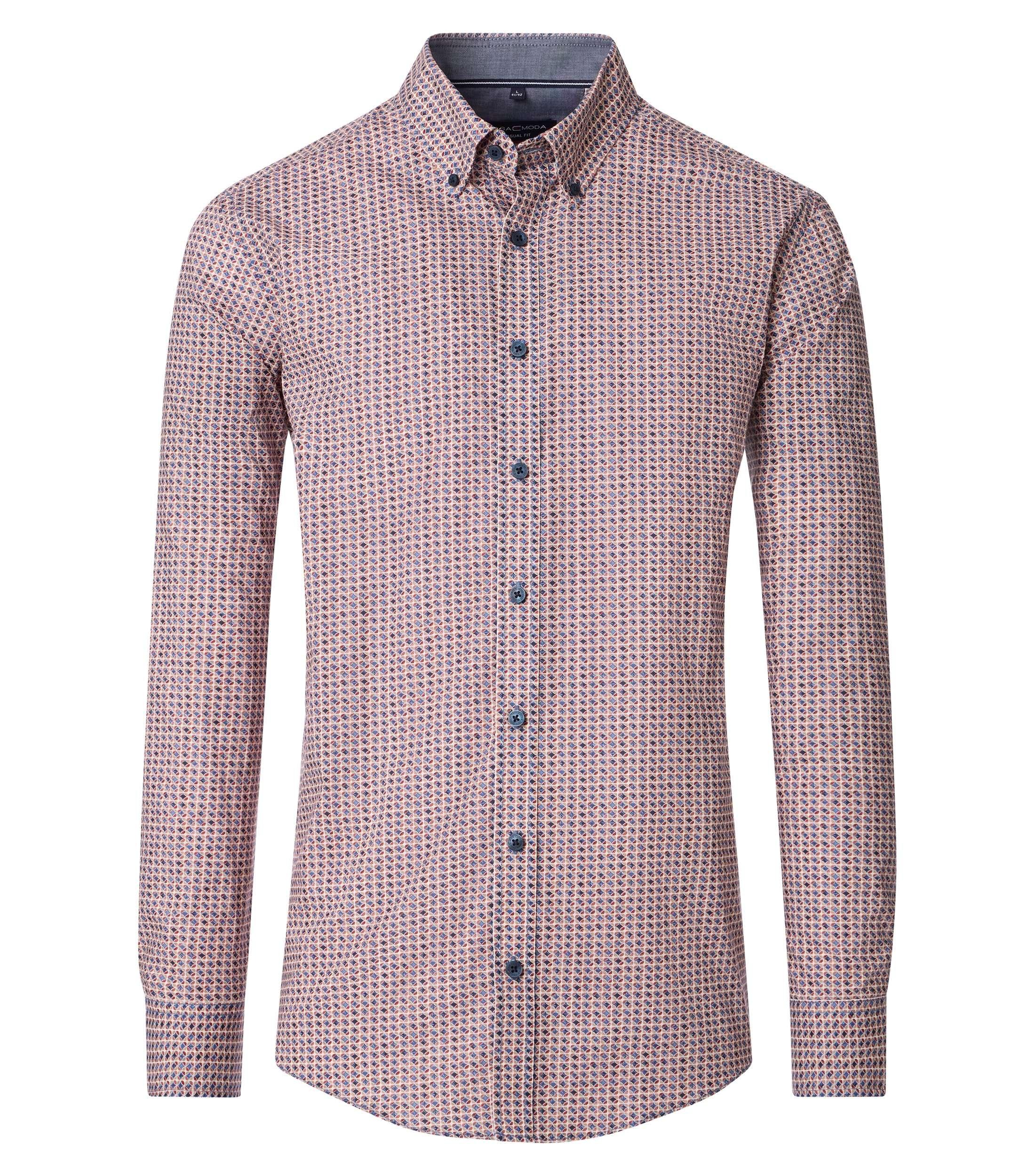 Freizeithemd M Casual Fit - Rot
