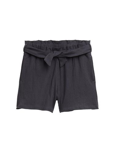 Paperbag Shorts 152 Regular Fit - Coal Grey