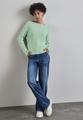 Federgarn-Pullover 38 - Light Sunlit Green