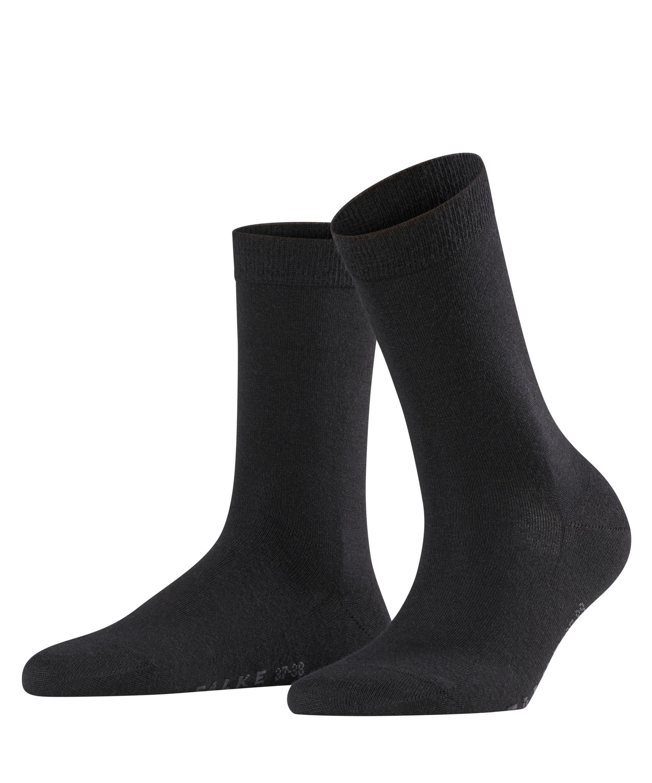 FALKE Softmerino Damen 37-38 - Black