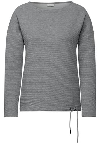 Glitzerndes Ottoman Shirt XL - Platinum Grey Mel.