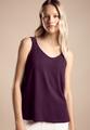 Top mit V-Neck 36 - Dark Berry Purple