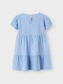 NMFJASMIN SS DRESS NOOS Blau 92