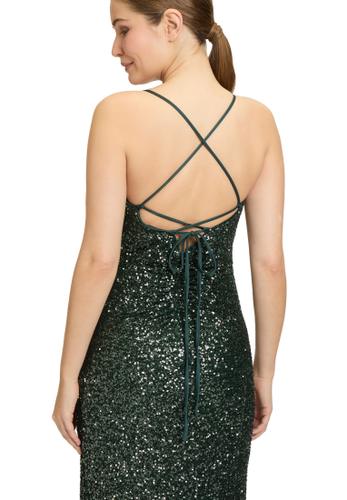Abendkleid 38 Figurbetont - Dusty Slate