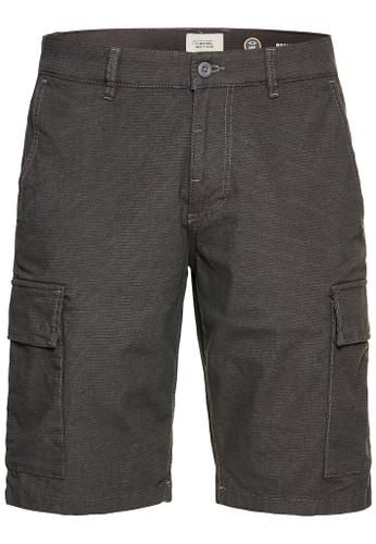Cargo Shorts Regular Fit Schwarz 32IN