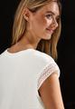 Shirt mit Häkeldetails 36 - Off White