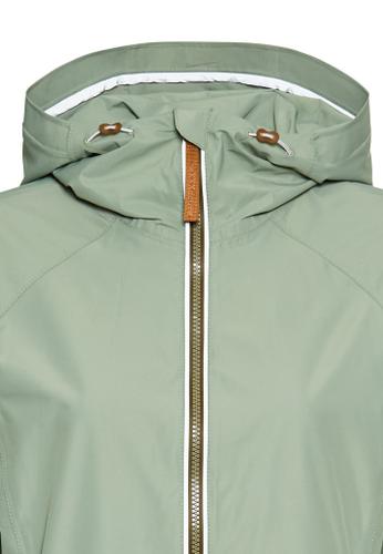 teXXXactive® Funktionsmantel mit Kapuze Grün 38