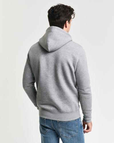 Shield Hoodie Schwarz, Grau S