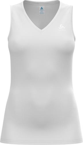 ODLO Damen Top BL TOP v-neck singlet ACTIVE F-DRY LIGHT XXL in Weiß