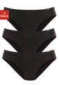 Skiny Damen Rio Slip 3er Pack Cotton Essentials 36 - Black