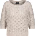 Strickpullover mit Lurex 44 - Warm Sand