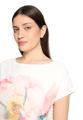 Halbarm-Shirt 46 Lässig - Patch Cream/Rosé