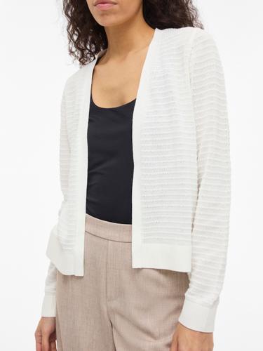VILOLLO SHORT L/S KNIT CARDIGAN - NOOS M Normal geschnitten - White Alyssum