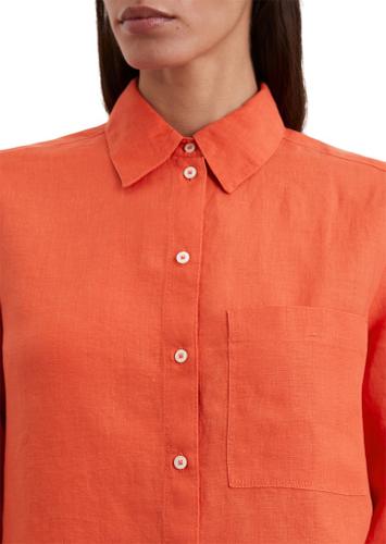 Leinenbluse regular 36 Regular Fit - Burnt Red