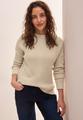 Strukturpullover L - Pearl Beige