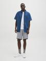 JPSTACE MYKONOS LINEN BLEND SHORTS REG L Verjüngt - Blue Indigo