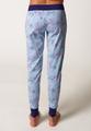 Skiny Damen Hose lang Night In Mix & Match 38 - Sky Spottedflowers