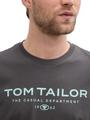 T-Shirt aus Baumwolle mit Logo-Print XXL Regular Fit - Tarmac Grey