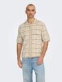 ONSBART RLX 5 SS SHIRT KNIT NOOS L Locker geschnitten - Silver Lining