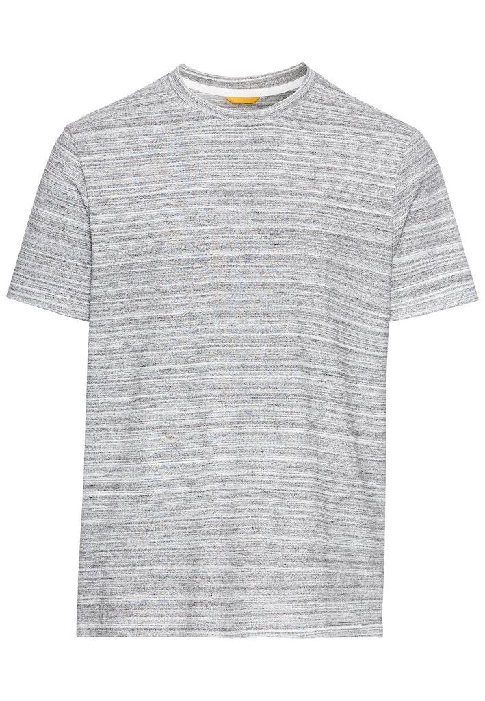 Meliertes T-Shirt mit Cooling Effekt Grau 3XL