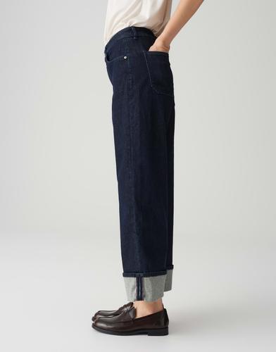 Jeans "Miva turn up" - Dunkelblau / 38 L28