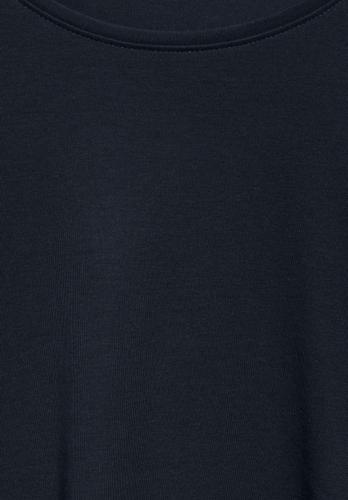 Shirt mit Rundhals - Blau / XL