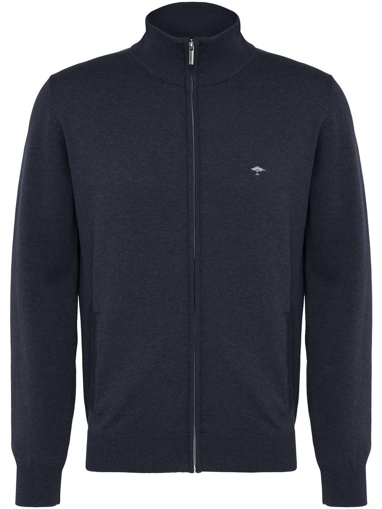 Cardigan-Zip Blau L