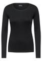 Shirt mit Rundhals XXL - Black