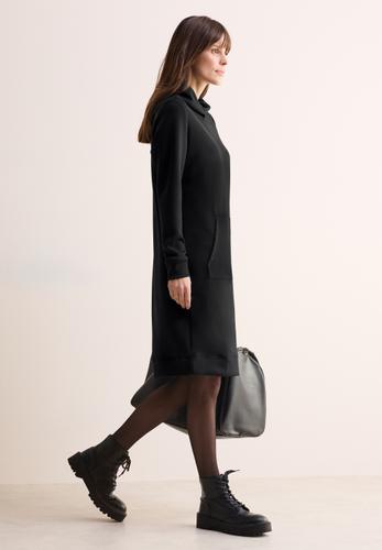 Kleid mit Kapuze L - Black