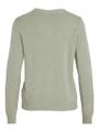 VIRIL O-NECK L/S  KNIT TOP - NOOS L Normal geschnitten - Oil Green