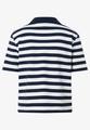 Streifen Polshirt 38 - Blau
