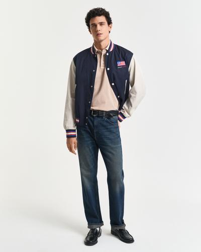Sunfaded Piqué Poloshirt M - Dry Sand